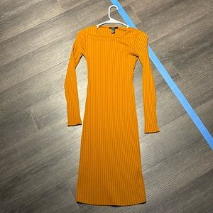 Forever 21 Golden Yellow Dress